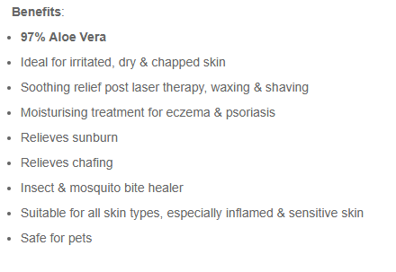 Aloe Vera Clear Body Gel