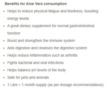 Decolourised Aloe Vera Liquid