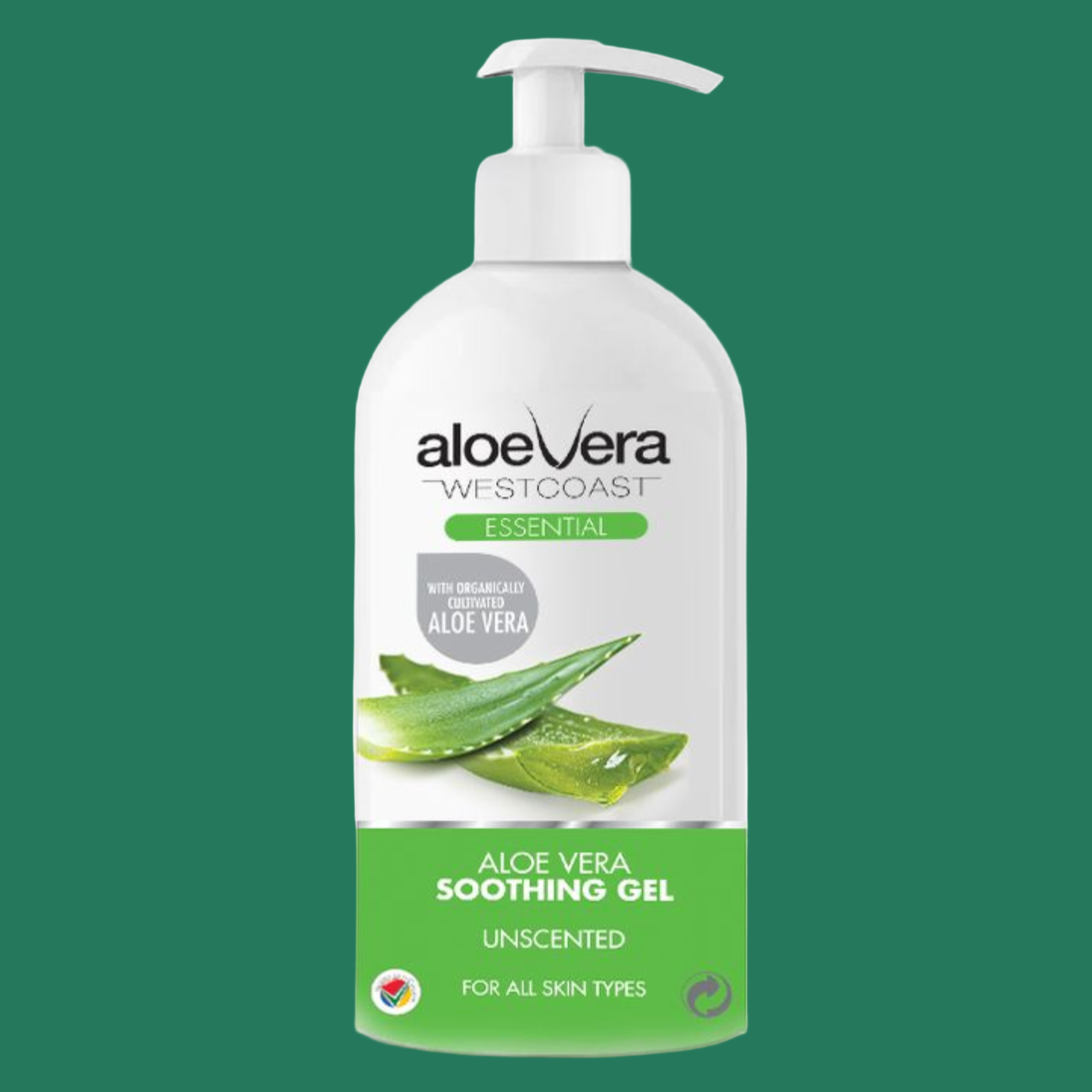 A bottle of WestCoast Aloe Vera Soothing Gel