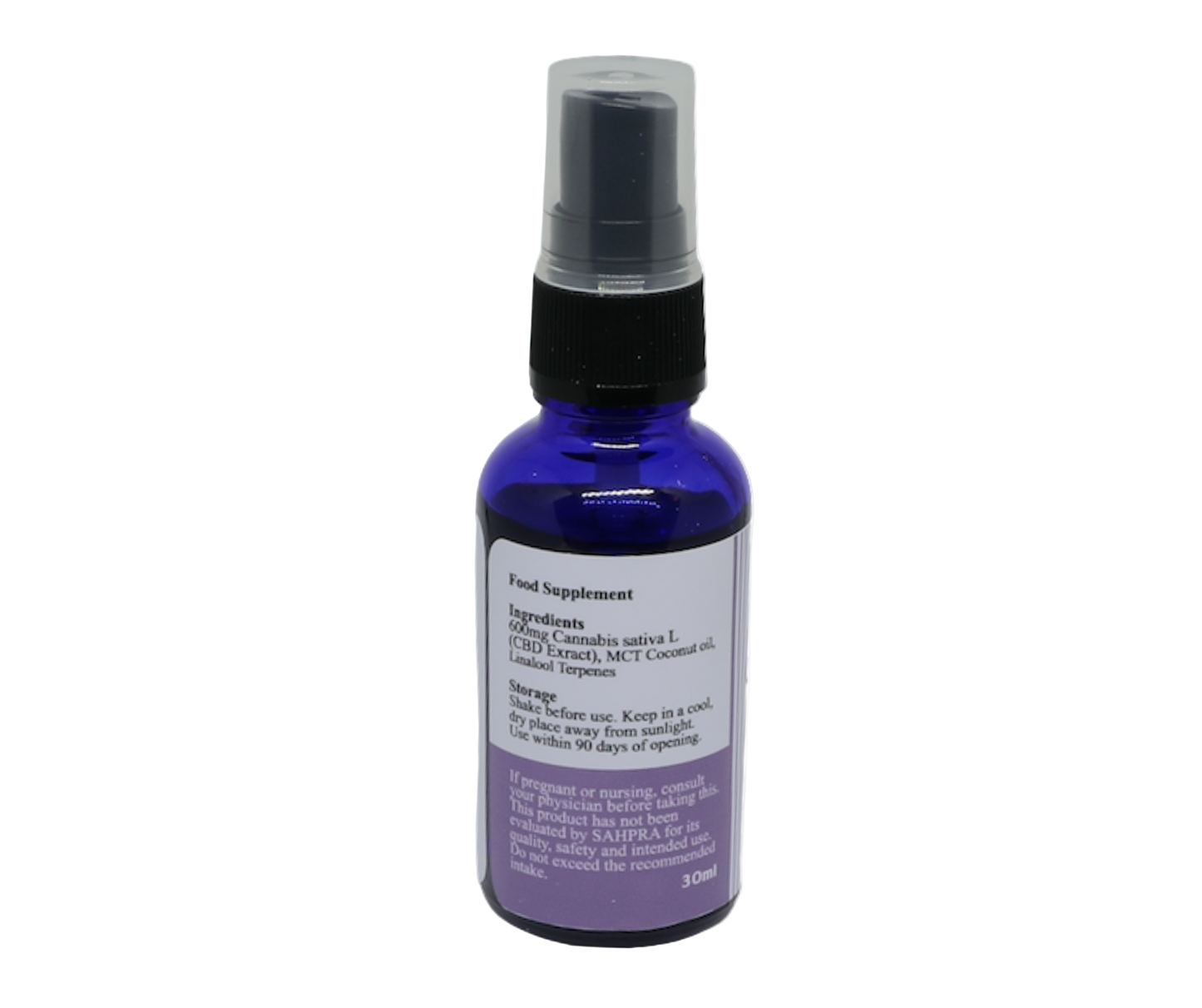 CBD Care Relaxing Oil Ingredients