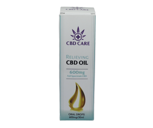 CBD Care Relieving Oil Box Front