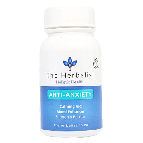 Bottle of 'Anti-Anxiety' supplement by The Herbalist