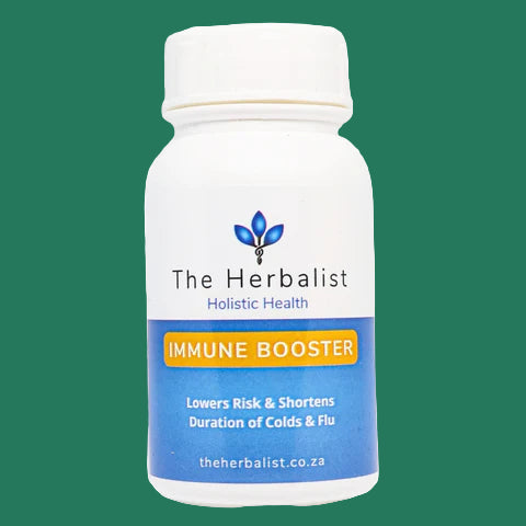 Bottle of 'The Herbalist' immune booster 